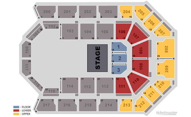 Rabobank Arena Concert Seating Chart